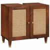 vidaXL Sink cabinet Brown 62 x 33 x 58 cm Engineered wood