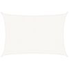 vidaXL Sunshade Sail 160 g/m&sup2; White 3x4 m HDPE