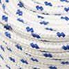 vidaXL Boat Rope White 12 mm 25 m Polypropylene