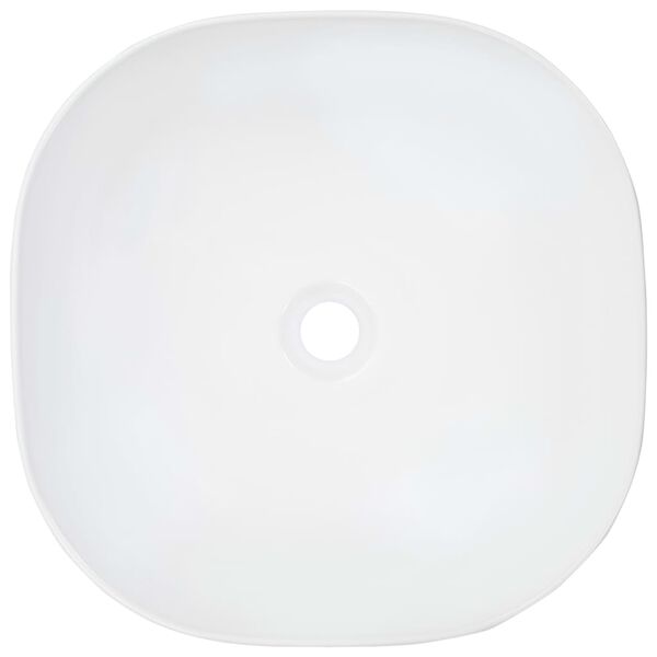 vidaXL Wash Basin 42.5x42.5x14.5 cm Ceramic White
