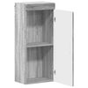 vidaXL Bathroom Wall Cabinet TULUM Grey Sonoma 37 x 24.5 x 86 cm