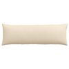 vidaXL Sofa Pillows 2 pcs Cream 120 x 40 cm Fabric