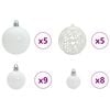 vidaXL Artificial Christmas Tree with Stand White 150 cm PVC and Steel