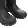 vidaXL Rain Boots Black Size 38 PVC