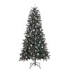 vidaXL Artificial Christmas Tree with 300 LEDs with Stand Green 240 cm