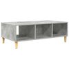 vidaXL Coffee Table Concrete Grey 103.5 x 60 x 35 cm Engineered Wood