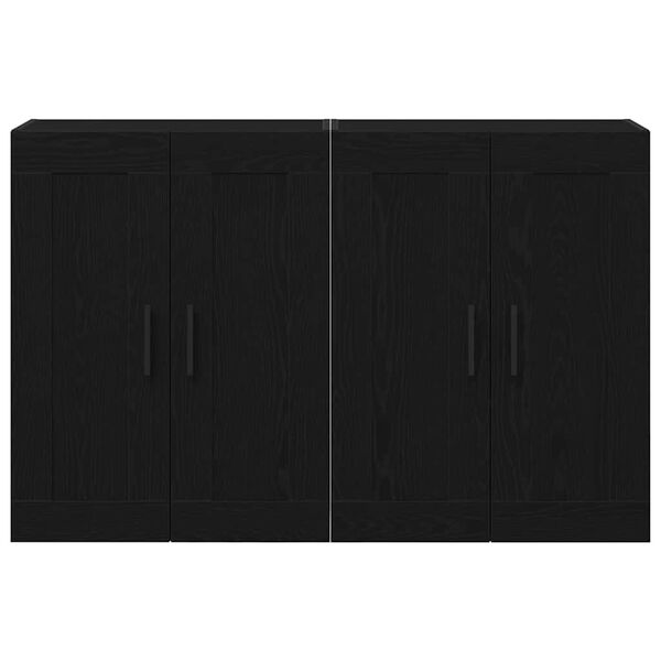 vidaXL Wall-mounted Cabinet 2 pcs Old Wood 69.5 x 34 x 90 cm