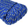 vidaXL Boat Rope Blue 3 mm 500 m Polypropylene