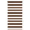 vidaXL Zebra Blind Brown 75x150 cm Fabric Width 70.9 cm Polyester