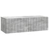 vidaXL Wall-Mounted TV Cabinet Concrete Grey 98 x 41 x 30 cm