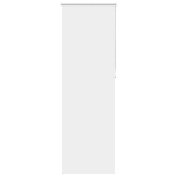 vidaXL Roller Blind Blackout White 75x230 cm Fabric Width 70.7 cm Polyester