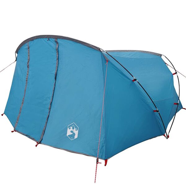 vidaXL Tunnel Tent with Roof Blue and Grey 318 x 275 x 140 cm