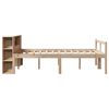 vidaXL Bookcase Bed without Mattress 160x200 cm Solid Wood Pine