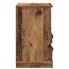 vidaXL Bedside Cabinet Old Wood 36 x 43 x 60 cm Engineered Wood