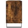 vidaXL Shoe Cabinet Smoked Oak 102x36x60 cm Engineered Wood
