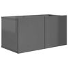 vidaXL 10 Piece TV Cabinet Set High Gloss Grey Engineered Wood