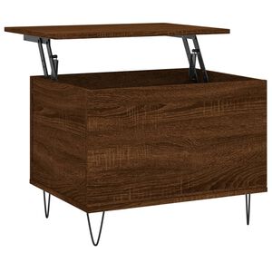 vidaXL Coffee Table Brown Oak 60x44.5x45 cm Engineered Wood