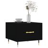 vidaXL Coffee Tables 2 pcs Black 50x50x40 cm Engineered Wood