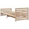 vidaXL Bed Frame with Headboard Brown 80 x 200 cm Engineered Wood