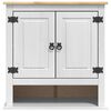 vidaXL Hanging Cabinet Corona White 70 x 33 x 71.5 cm Solid Pine Wood