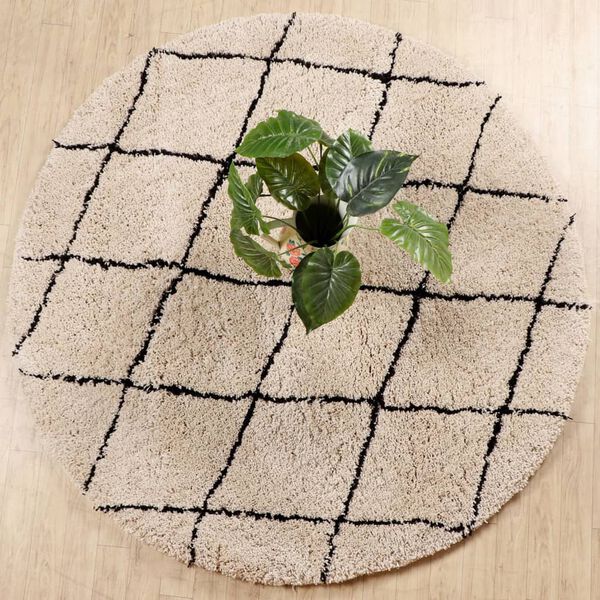 Dutch Lifestyle Rug Berlin Sanft 150 cm Round Beige
