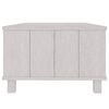 vidaXL Coffee Table HAMAR White 100x55x35 cm Solid Wood Pine