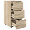 vidaXL Storage Cabinet Sonoma Oak 40 x 48 x 81 cm Engineered Wood
