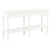 vidaXL Sideboard White 150x35x77 cm Solid Wood