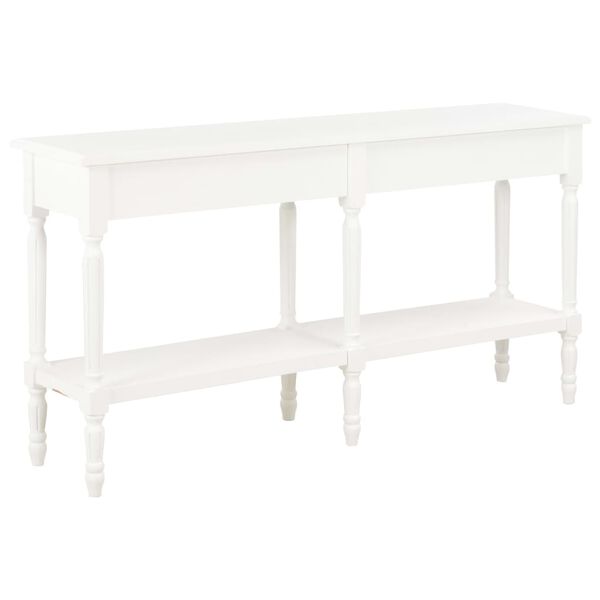 vidaXL Sideboard White 150x35x77 cm Solid Wood