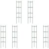 vidaXL Tomato Cages 6 pcs 154 cm Steel and PP