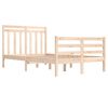 vidaXL Bed Frame without Mattress 120x200 cm Solid Wood