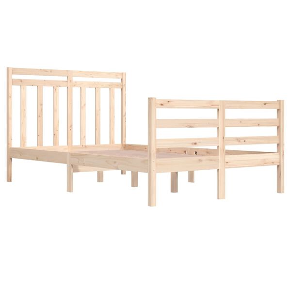 vidaXL Bed Frame without Mattress 120x200 cm Solid Wood