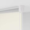 vidaXL Roller Blind Blackout Off White 85x150 cm Fabric Width 80.7 cm Polyester