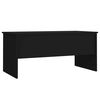vidaXL Coffee Table Black 102x50.5x46.5 cm Engineered Wood