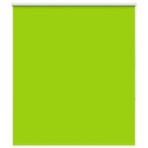 vidaXL Roller Blind Blackout Leaves Green 140x130 cm Fabric Width 136.6 cm Polyester