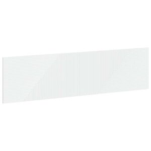vidaXL Wall-Mounted Headboard HAARLEM White Engineered Wood