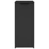 vidaXL Shoe Cabinet Black 30x35x70 cm Engineered Wood