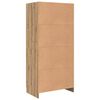 vidaXL Wardrobe Artisian Oak 82.5 x 51.5 x 180 cm Engineered Wood