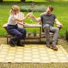 Esschert Design Outdoor Rug 182x122 cm Honeycomb