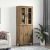vidaXL Highboard 2 pcs Artisan Oak Engineered Wood