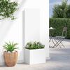 vidaXL Garden Privacy Screen White 50 x 140 cm Cold-rolled steel