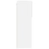 vidaXL TV Cabinet with LED Lights White 40.5x30x90 cm