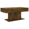 vidaXL Coffee Table | Smoked oak | Engineered wood | 96x50 cm | Modern