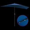 vidaXL Garden Parasol Azurblau 294 x 150 x 224 cm Polyester and Steel