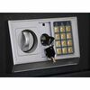 vidaXL Digital Safe with Lock Dark grey 31 x 20 x 20 cm Steel