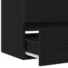 vidaXL Bathroom Sink Cabinet Black Oak 60 x 39 x 62 cm Engineered Wood