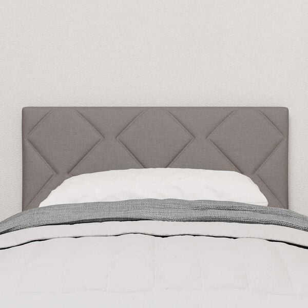 vidaXL Headboard with Headboard Taupe 80 cm Faux Leather
