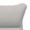 vidaXL Armchair Cloud Grey 69 x 74 x 93 cm Sherpa Fabric