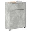vidaXL Bathroom Cabinet with Drawer Concrete Grey 72.5 x 36.5 x 100 cm