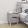 vidaXL Bedside Cabinets 2 pcs Grey Sonoma 40x35x50 cm